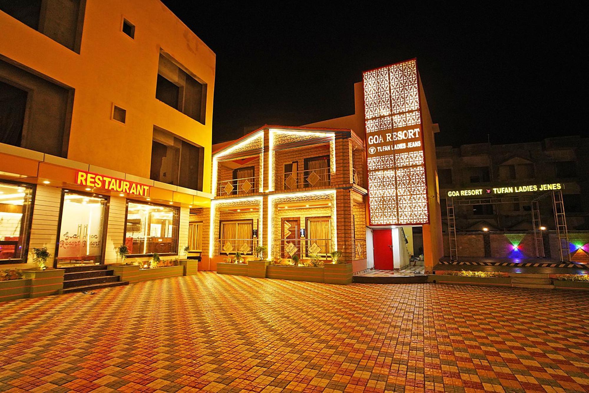 Goa Beach Resort On Beach Mandarmani Extérieur photo