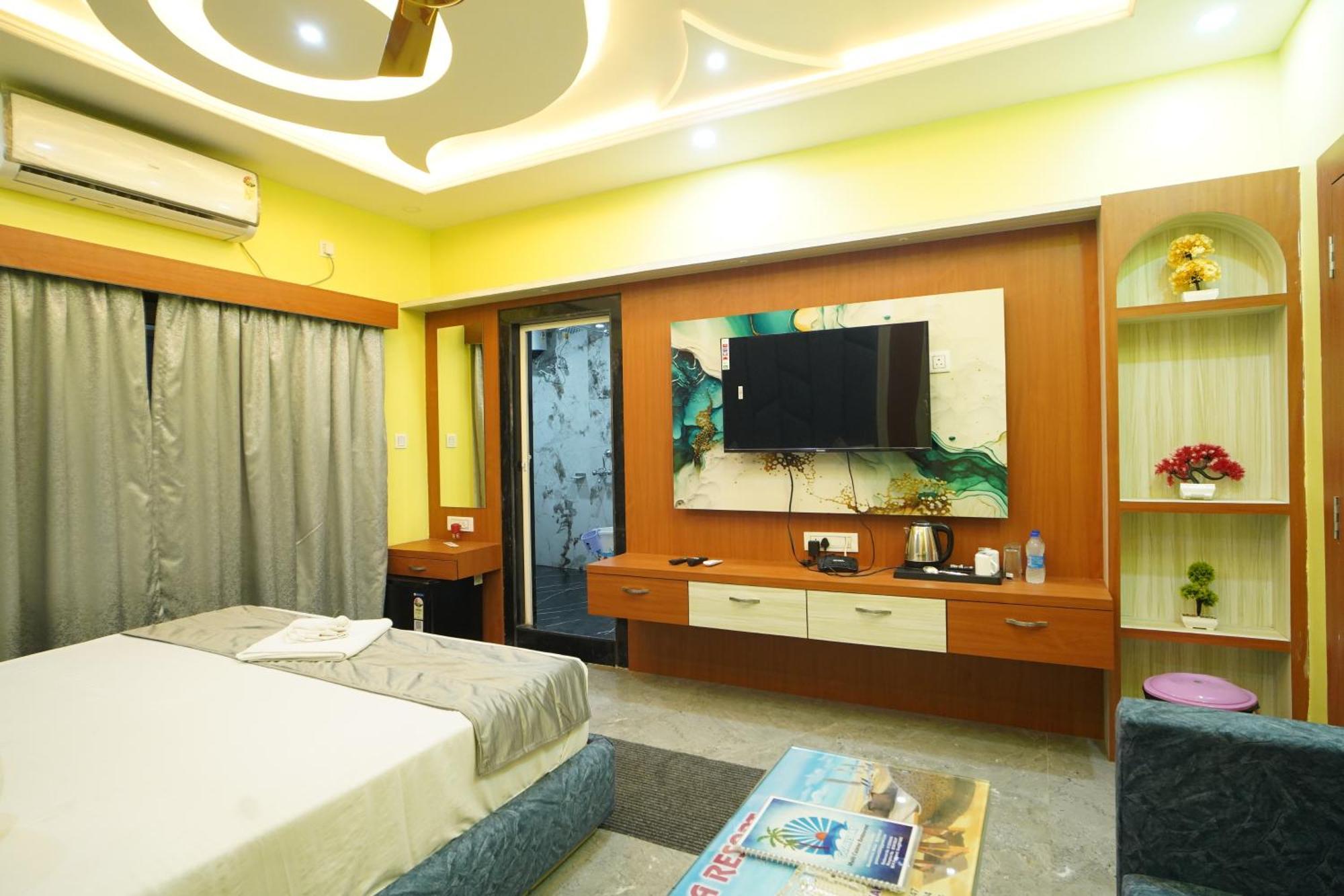 Goa Beach Resort On Beach Mandarmani Extérieur photo